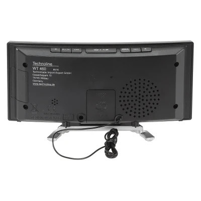 Настільний годинник Technoline WT460 Blue LED з радіо Black/Silver (DAS301824) Вінниця - фото 4