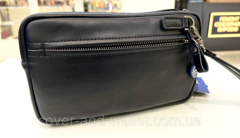 Стильна чоловіча шкіряна барсетка клатч на дві блискавки ST Leather 10021 Київ - фото 15