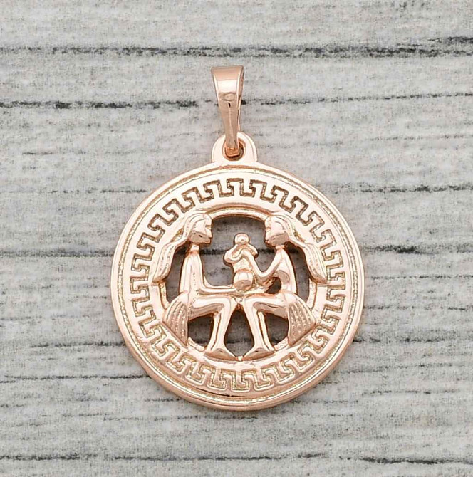 Кулон 26х20 Знак зодіаку Близнюки 80751 позолота РО ТМ XUPING Київ - фото 1