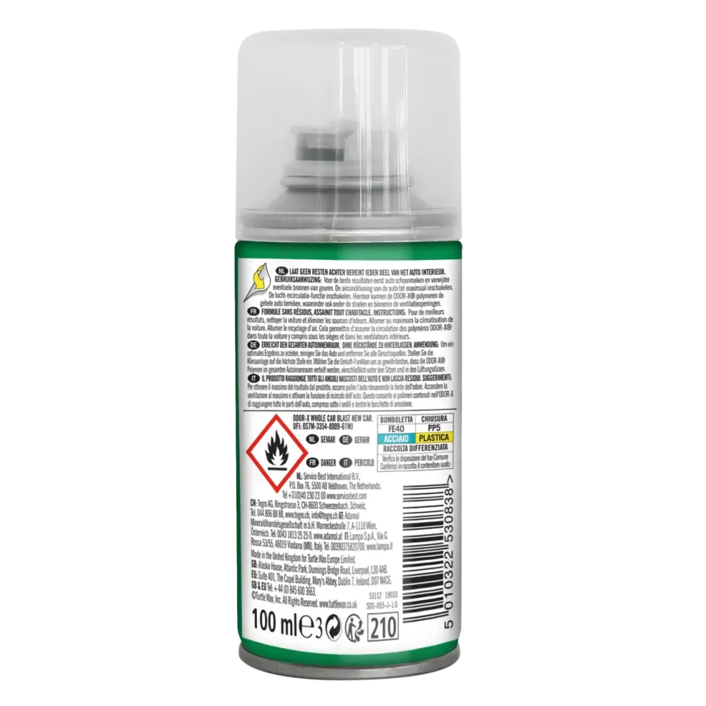 Освіжувач кондиціонера Turtle Wax Odor-X Blast Kinetic 100 мл Ковель - фото 2