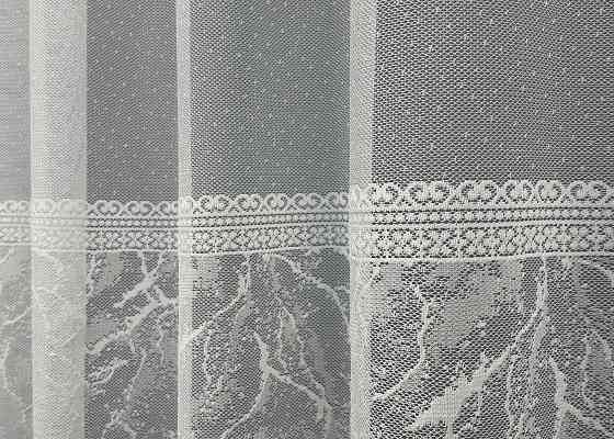 Тюль жаккард цвет белый 1669т Киев