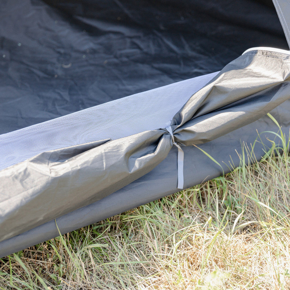 Lugi Намет двомісний 200×150×120 см кемпінговий туристичний для риболовлі LU-025B Чорний Киев - изображение 9