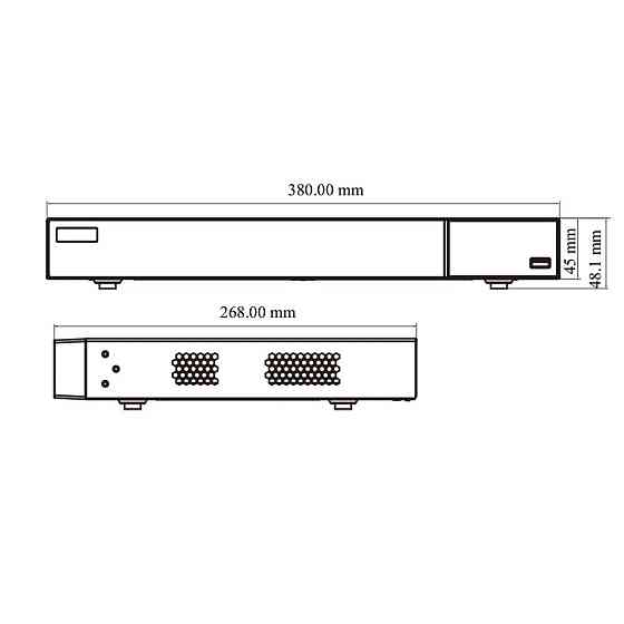 IP-відеореєстратор 16-канальний 16Mp TVT TD-3316H2-B2-B (192-192) (77-00420) Київ