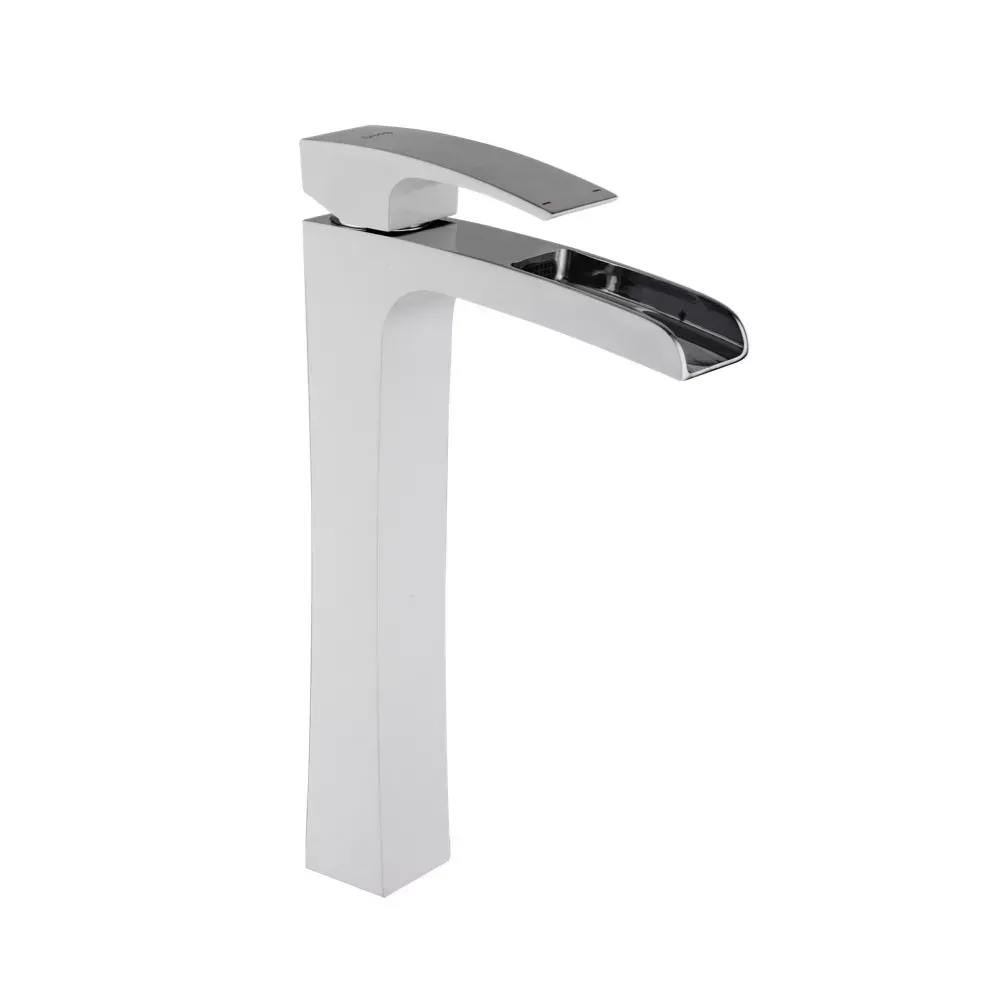 Смеситель для раковины высокий GAPPO G1007-31 белый/хром Киев - изображение 1