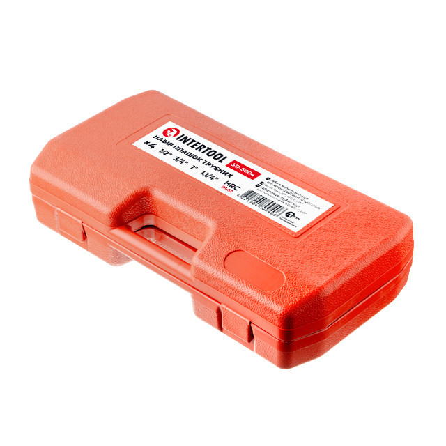 Набір плашок трубних 4 шт, для нарізання різьби: 1/2", 3/4", 1", 1 1/4" INTERTOOL SD-8004 Київ - фото 2