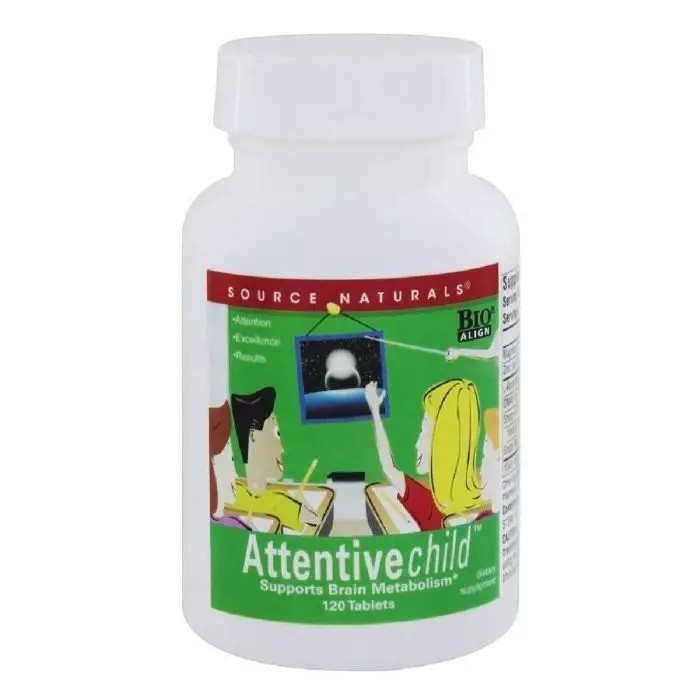Комплекс Уважна Дитина, Attentive Child, Source Naturals, 30 таблеток Київ - фото 2
