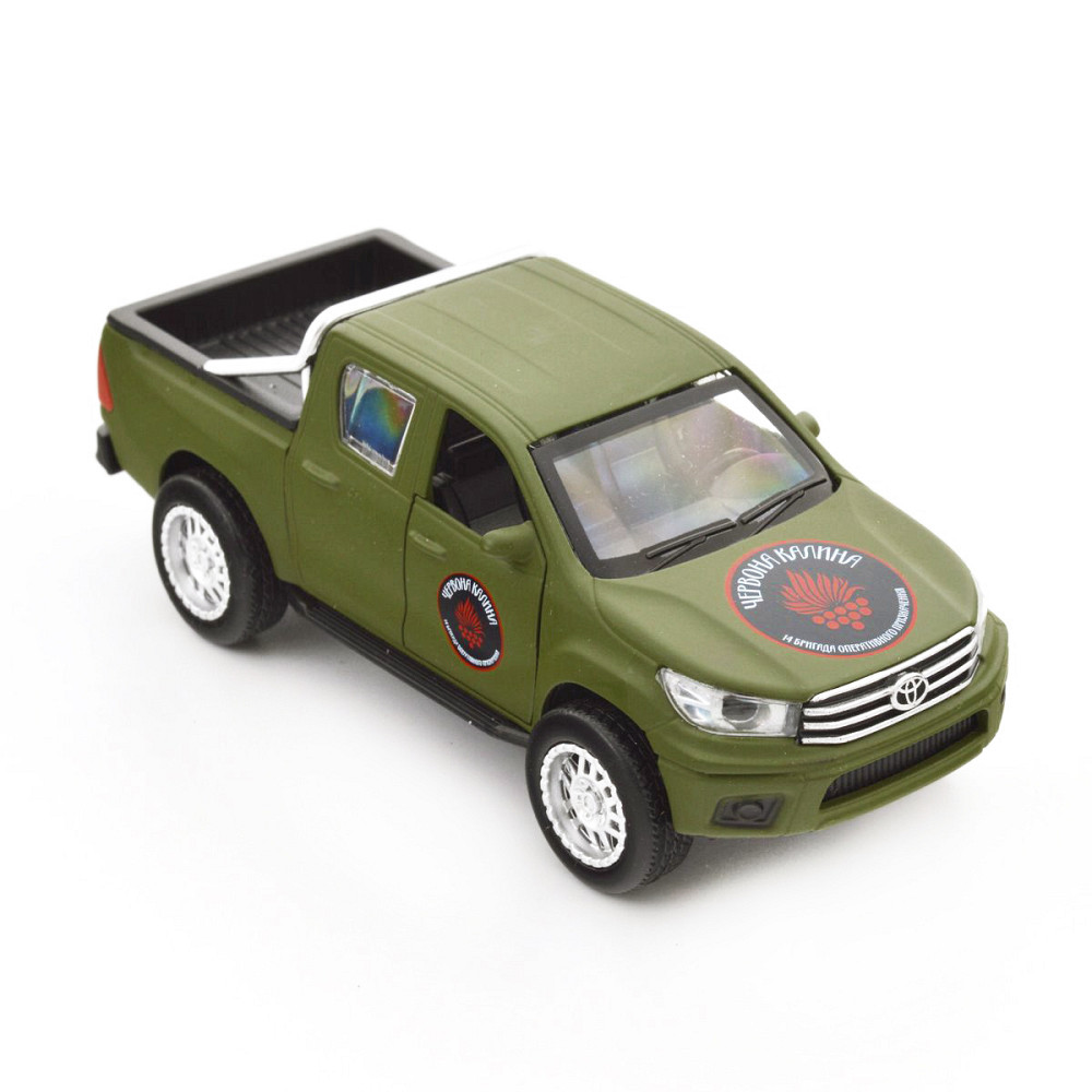 Автомодель серії Шеврони Героїв - Toyota Hilux - Червона калина Дніпро - фото 14