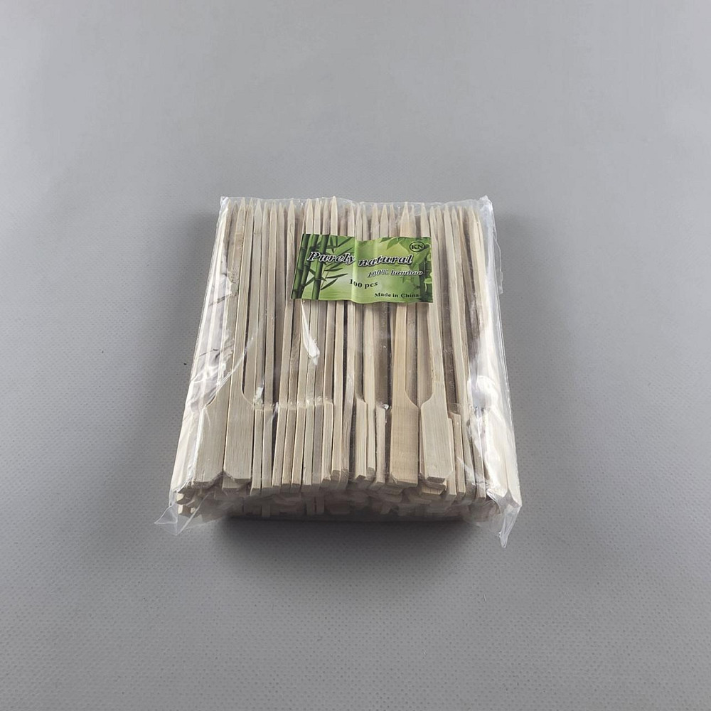 Деревянные бамбуковые шпажки Гольф 15см,100 шт (1 пачка) Харьков - изображение 2