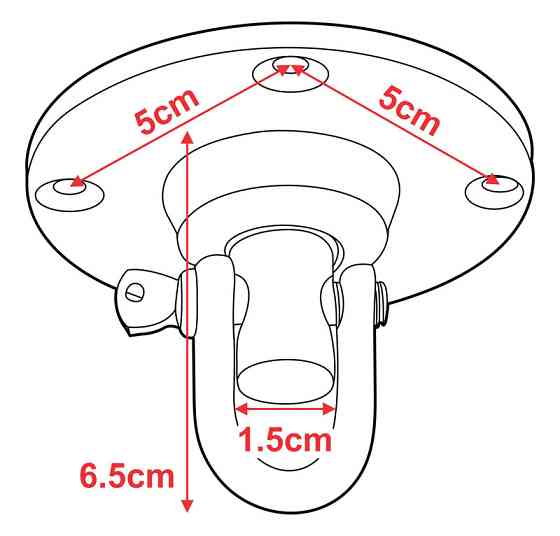 Крепление для пневмогруши RDX Simple - потолочный держатель для боксерской груши, металл, Англия Киев
