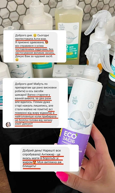 ЭКОсредство универсальное для обезжиривания и удаления нагара (Антижир) Green Max 250 мл Киев - изображение 6