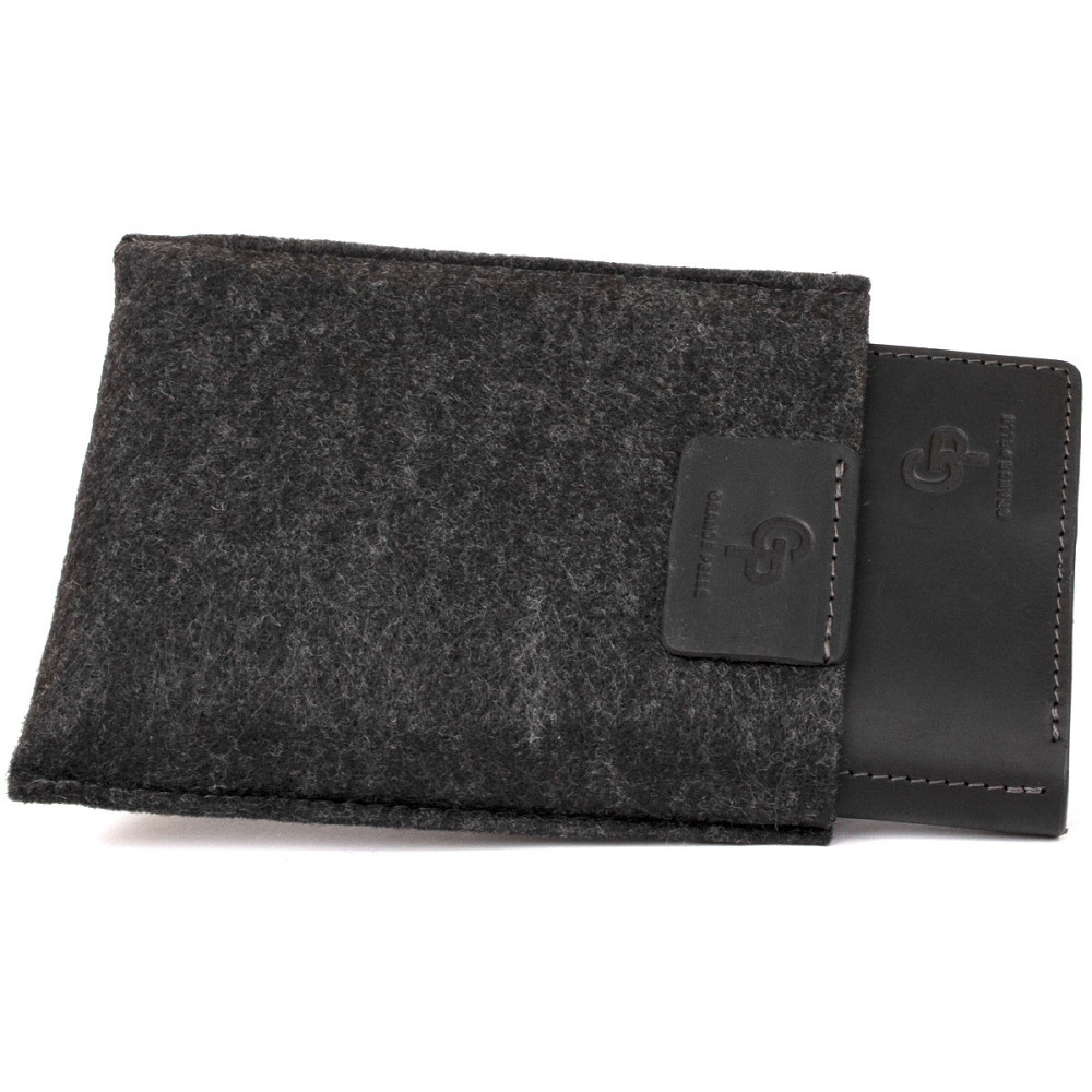 Шкіряна обкладинка для документів GRANDE PELLE 11494 Чорний Київ - фото 10