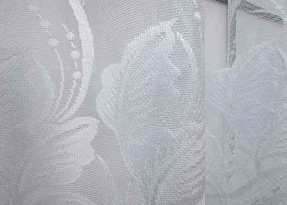 Тюль жакард VR-Textil № 1526т Арка на кухню колір білий 300х160 см (53-0264) Київ