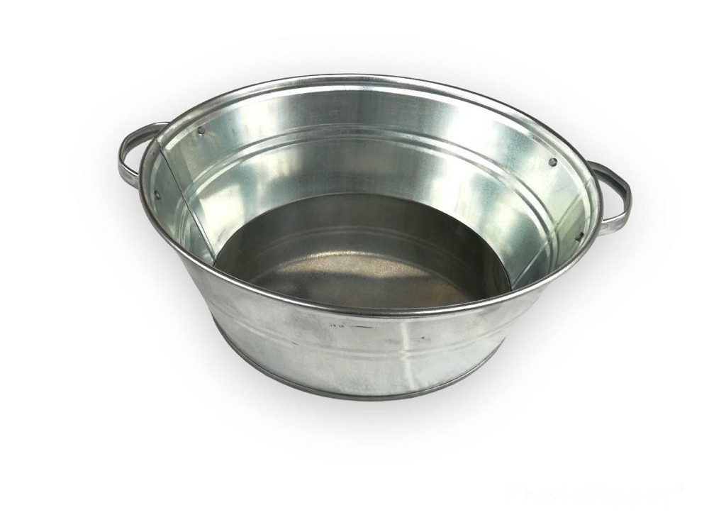 Таз круглий оцинкований 13 л Харків - фото 1