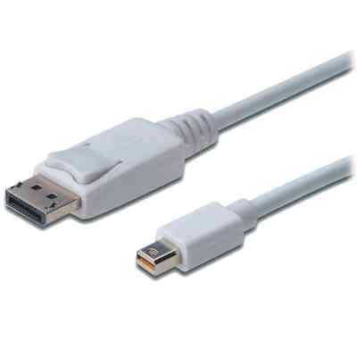 Кабель мультимедійний miniDisplayPort M to DisplayPort M 2.0m Digitus (AK-340102-020-W) Вінниця