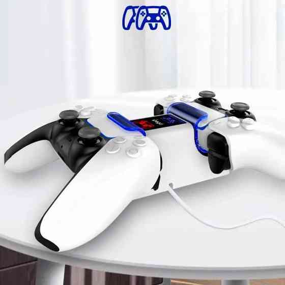 Зарядна станція для геймпадів iPega PG-P5003 DualSense PlayStation 5 (Білий) Николаев