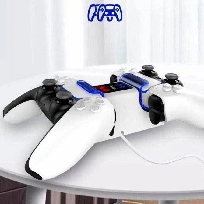 Зарядна станція для геймпадів iPega PG-P5003 DualSense PlayStation 5 (Білий) Николаев - изображение 6