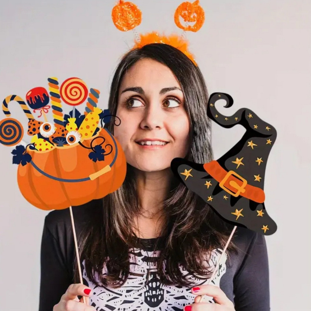 Бутафорія на Хелловін 21 деталь one size різнобарвний Київ - фото 2