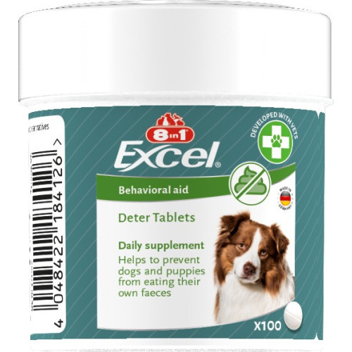 Витамины 8in1 Excel Deter для щенков и взрослых собак от копрофагии 100 шт Киев - изображение 1