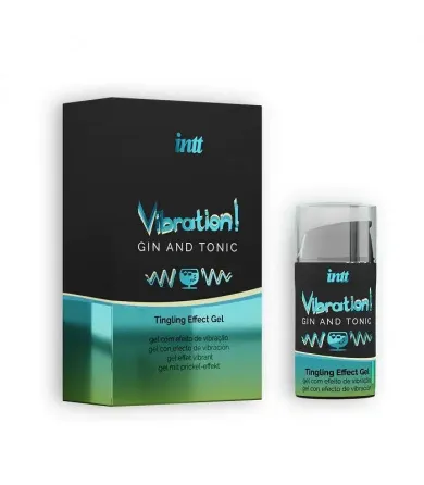 Рідкий вібратор Intt Vibration Gin Tonic (15 мл) Львів