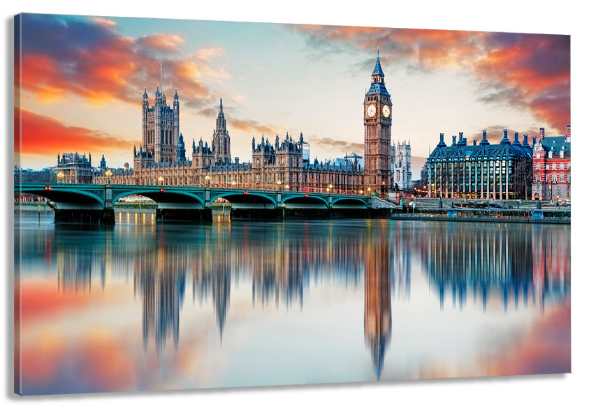 Картина полотно у вітальню / спальню      Велика Британія   MLP_229 ( 60х30см ) 40x80 см Київ - фото 1