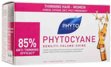 Фито Фитоциан Средство против выпадения волос у женщин Phyto Phytocyane Thinning Hair Treatement Women Днепр