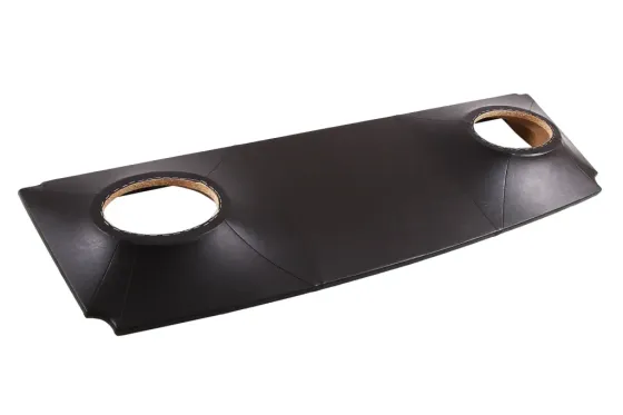 Полка багажника 21099 АвтоКомфорт под колонки кожзам черный Винница