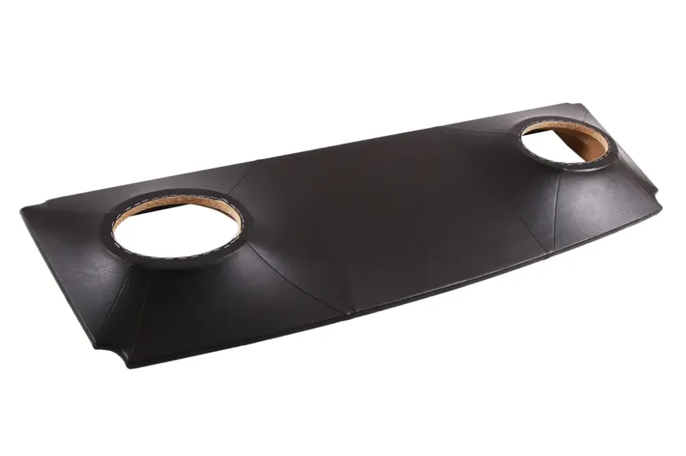 Полка багажника 21099 АвтоКомфорт под колонки кожзам черный Винница - изображение 3