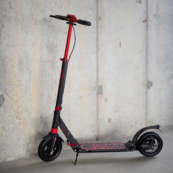 Самокат складний NILS EXTREME HM209T (чорно-червоний) Київ - фото 2