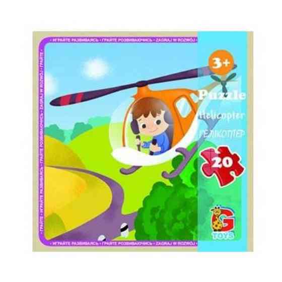 Дитячий пазл "Транспорт" LT06, 20 елементів Вінниця