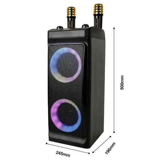 Портативная Bluetooth колонка ZQS4290 с пультом ДУ, USB/TF/FM, LED подсветка, мощный звук Одесса