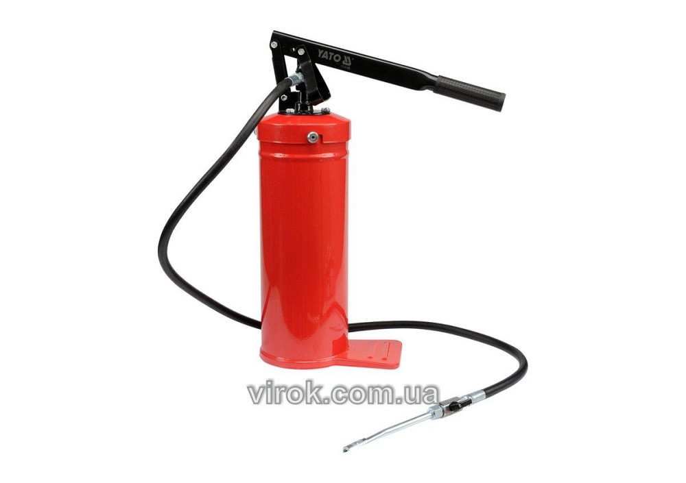 Помпа мастильна YATO : місткість- 8 кг, сопло зі шлангом l= 1.5 м, макс. P= 13.8 МПа [1/32] Одеса - фото 1