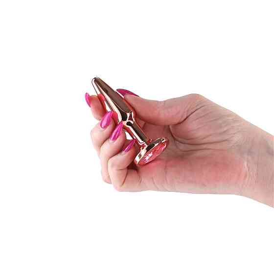 Анальна пробка NS Novelties Rear Assets — Tapered — Small — Rose Gold — Pink Sex Aura Київ