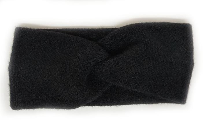 Повязка женская классическая ангора черная Киев - изображение 1