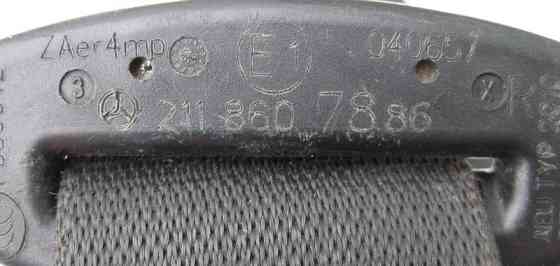 Mercedes-Benz  A2118607886 Ремінь безпеки передній правий чорний W211 C219 Одеса
