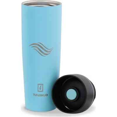 Термокружка Tavialo матовий блакитний колір + 2 ущільнювальних кільця 460 мл (190460104) Винница