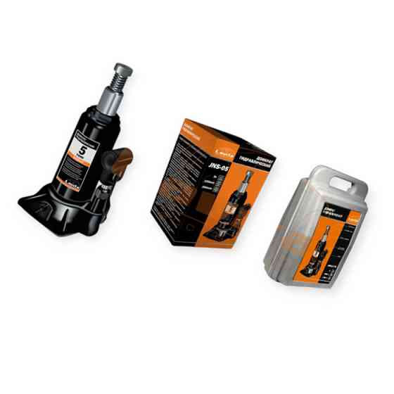 Домкрат гідравлічний 5 т, 195-380 мм (коробка) Мукачево