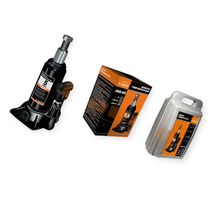 Домкрат гідравлічний 5 т, 195-380 мм (коробка) Мукачево - фото 1