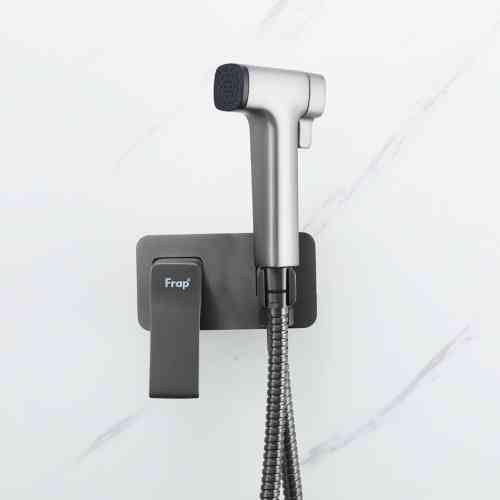 Гігієнічний душ прихованого монтажу  FRAP F2084-9 графіт Київ