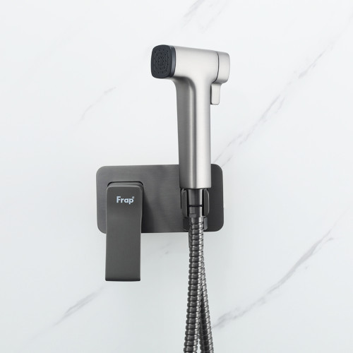 Гігієнічний душ прихованого монтажу  FRAP F2084-9 графіт Київ - фото 2