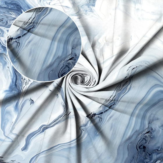 Шторка для ванни з поліестеру водонепроникна Bathlux 180x180 см з кільцями, фіранка для ванної кімнати Кам'янець-Подільський