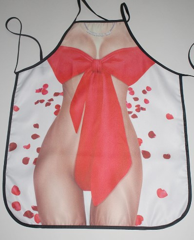 Фартух з приколом з бантом 75 на 60 см різнобарвний Київ - фото 3