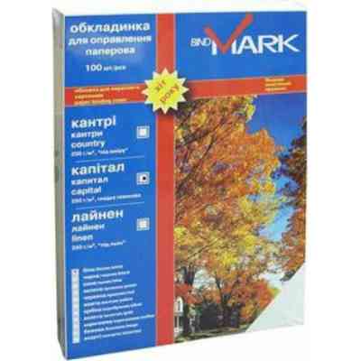 Обкладинка для палітурки bindMARK карт. Кантри А4 230 г/м2 (100 шт.) ассорти (41729) Вінниця