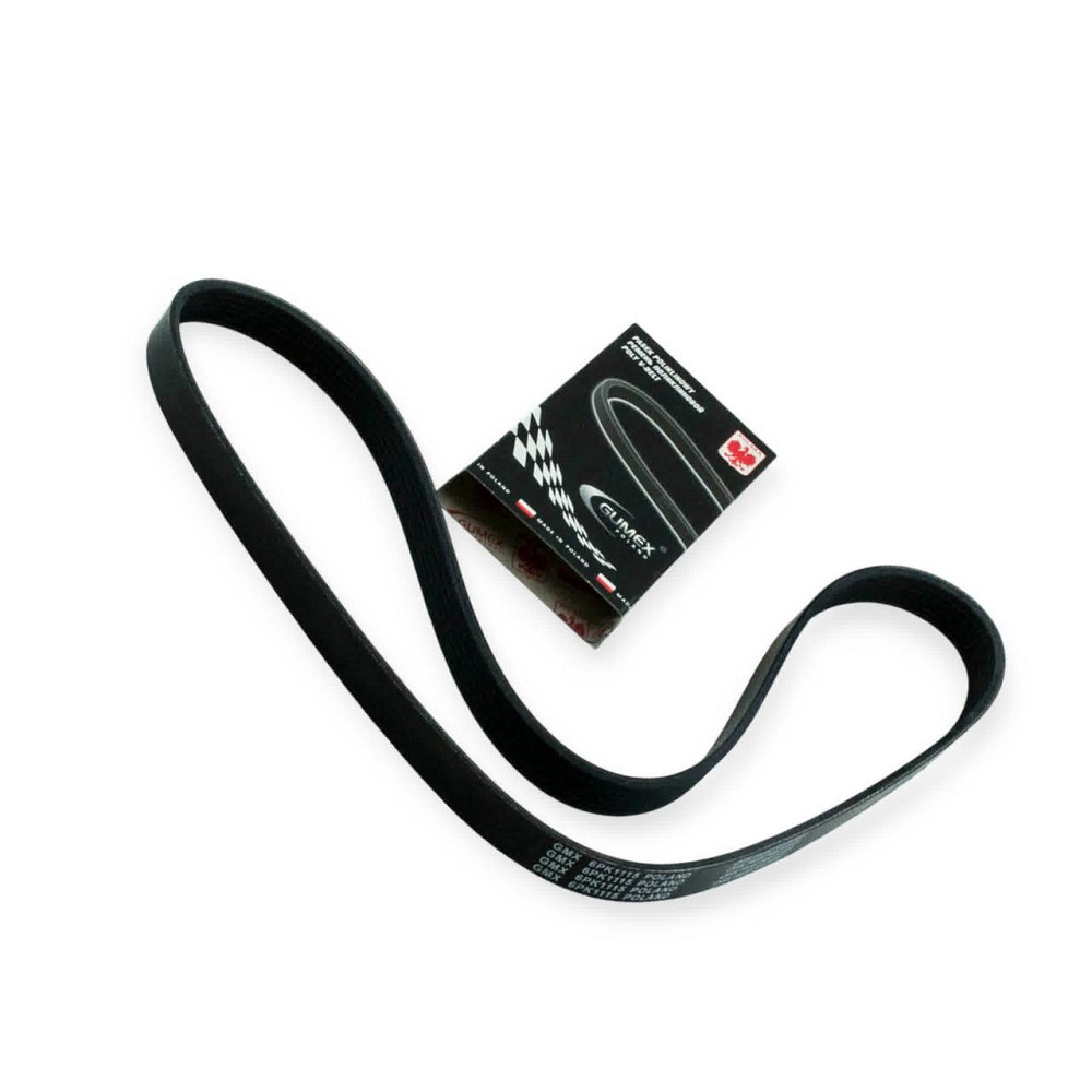 Ремень 2110, 2111, 2112, 2170, 2171, 2172 (16 кл) c ГУР, ручейковый (6PK1115) генератора Мукачево - изображение 1