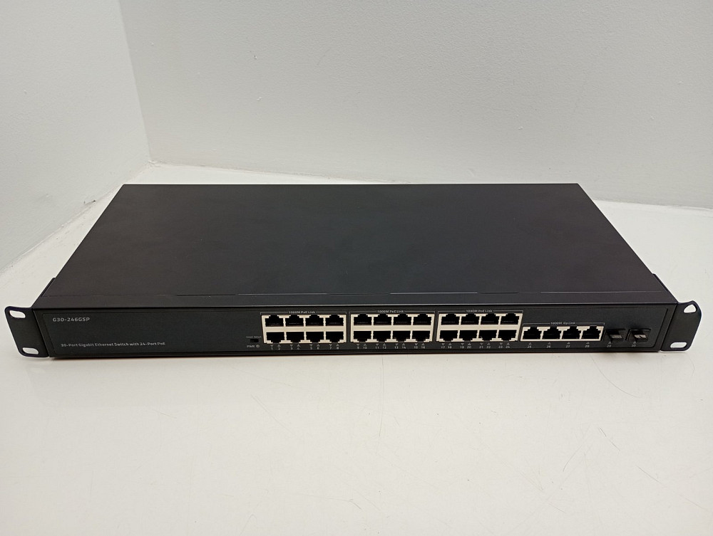 Комутатор некерований PoE 24-х портовий Binardat G30-246GSP (товар вживаний) Луцк - изображение 1