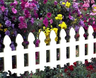 Ограждение для клумб 