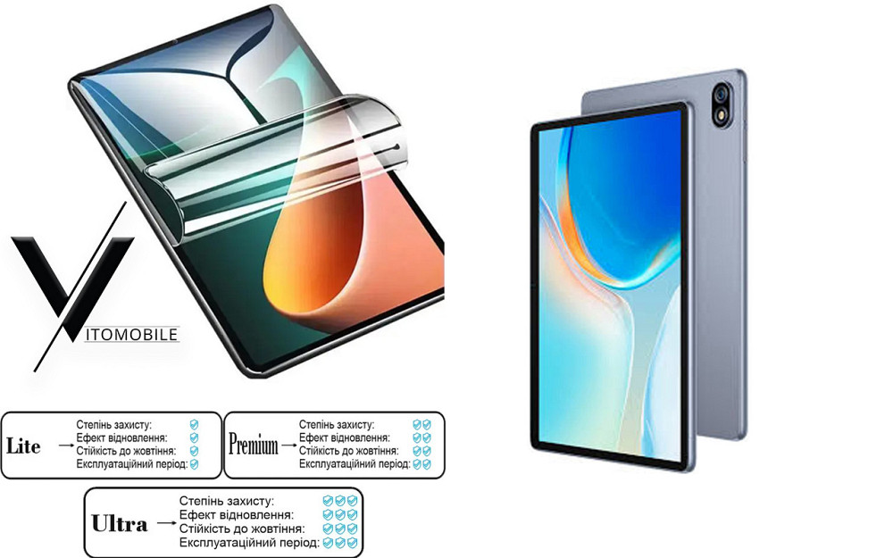 Полиуретановая пленка HyperClear Guard для Ulefone Tab W10 Киев - изображение 1