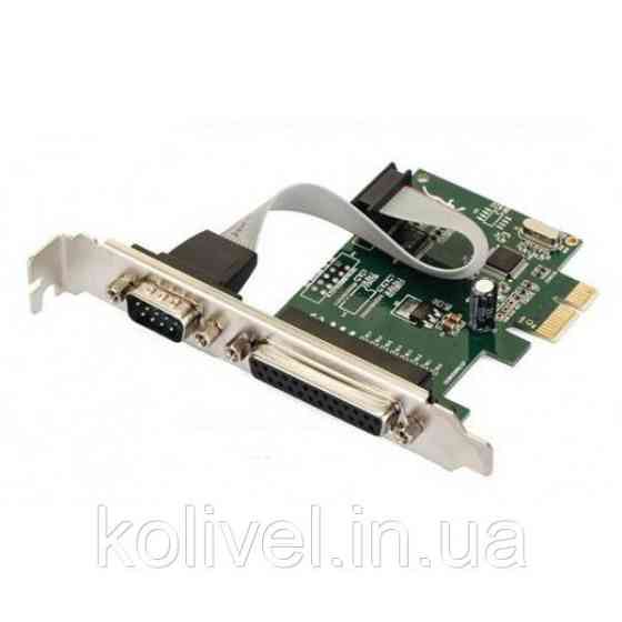 PCI-E Контролер 1xLPT, 1xCOM (RS232), WCH CH382L, RTL (B00332) Киев