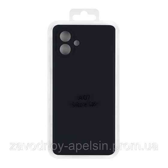Samsung A07 A075 Чохол силіконовий Захист камери (чорний) Одеса