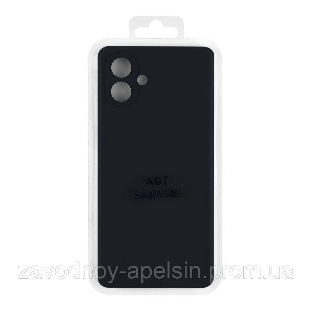 Samsung A07 A075 Чехол силиконовый Защита камеры (черный) Одесса - изображение 2