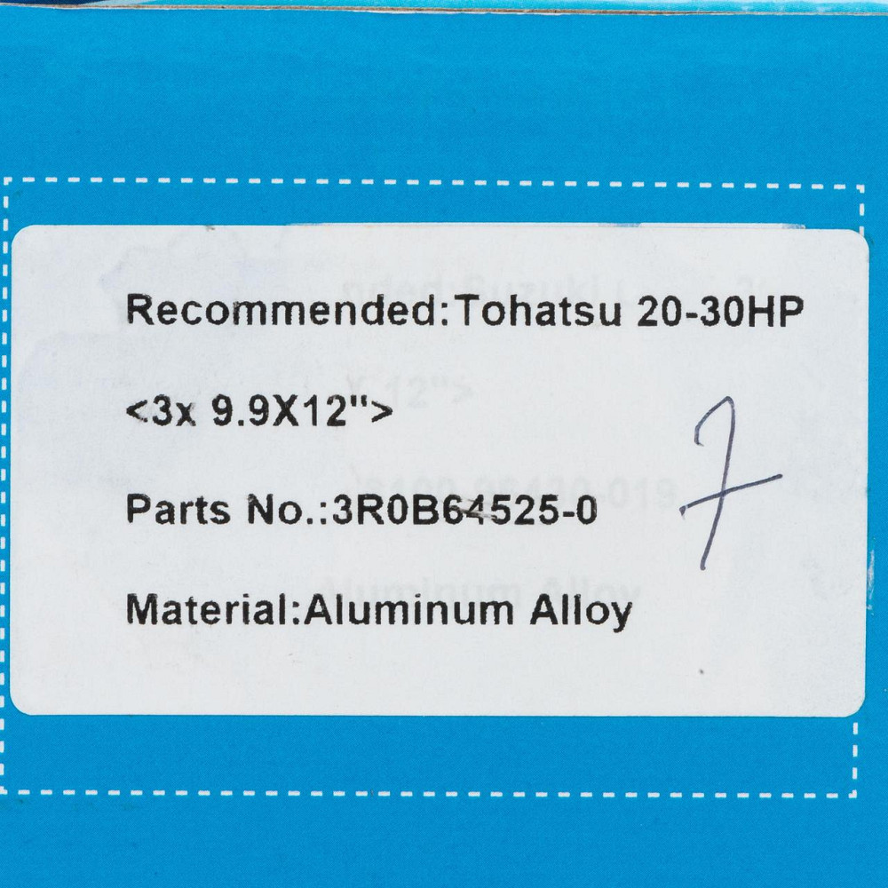 30-930-01 Parsun винт ALU 3X9.9X12 FOR MERCURYTOHATSU NISSAN B Черкассы - изображение 3